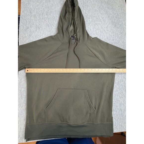 Athletic Works Sweatshirt Men’s Size 16/18 Green Long Sleeve Hoodie - Picture 4 of 5